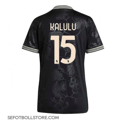 Juventus Pierre Kalulu #15 Replika Tredje Tröja Dam 2025-26 Kortärmad